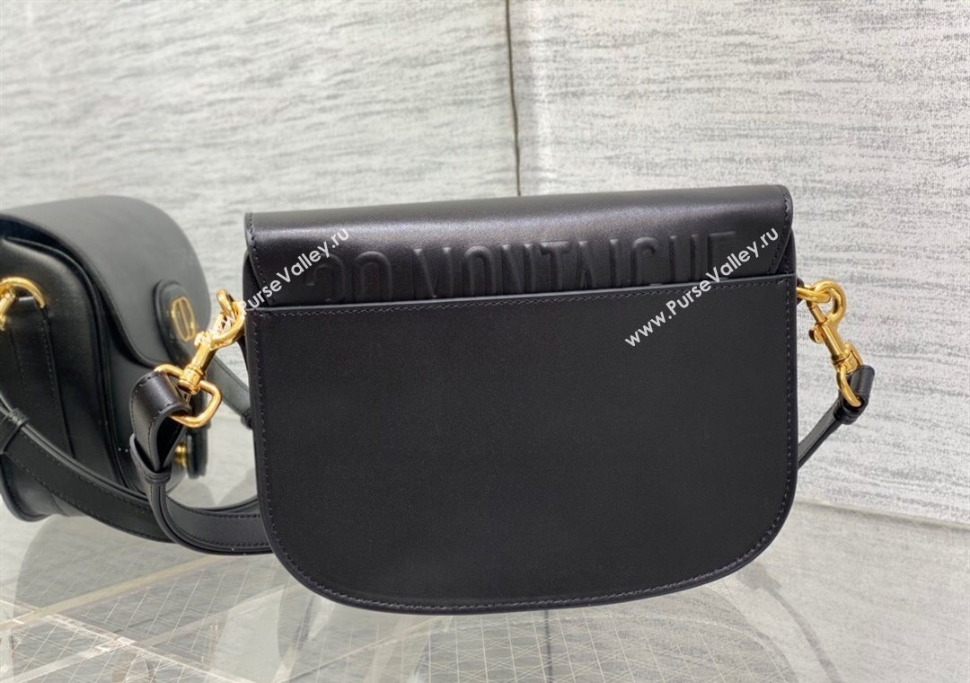 Dior Medium Bobby Bag in Box Calfskin Leather Black 2025 0929 (XXG-250929112)