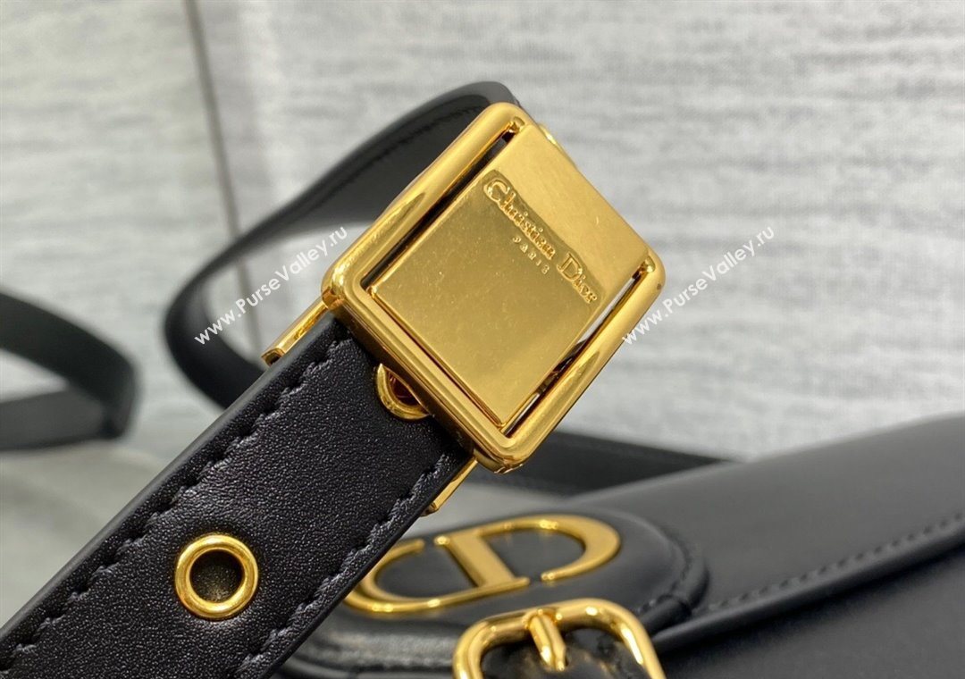 Dior Medium Bobby Bag in Box Calfskin Leather Black 2025 0929 (XXG-250929112)