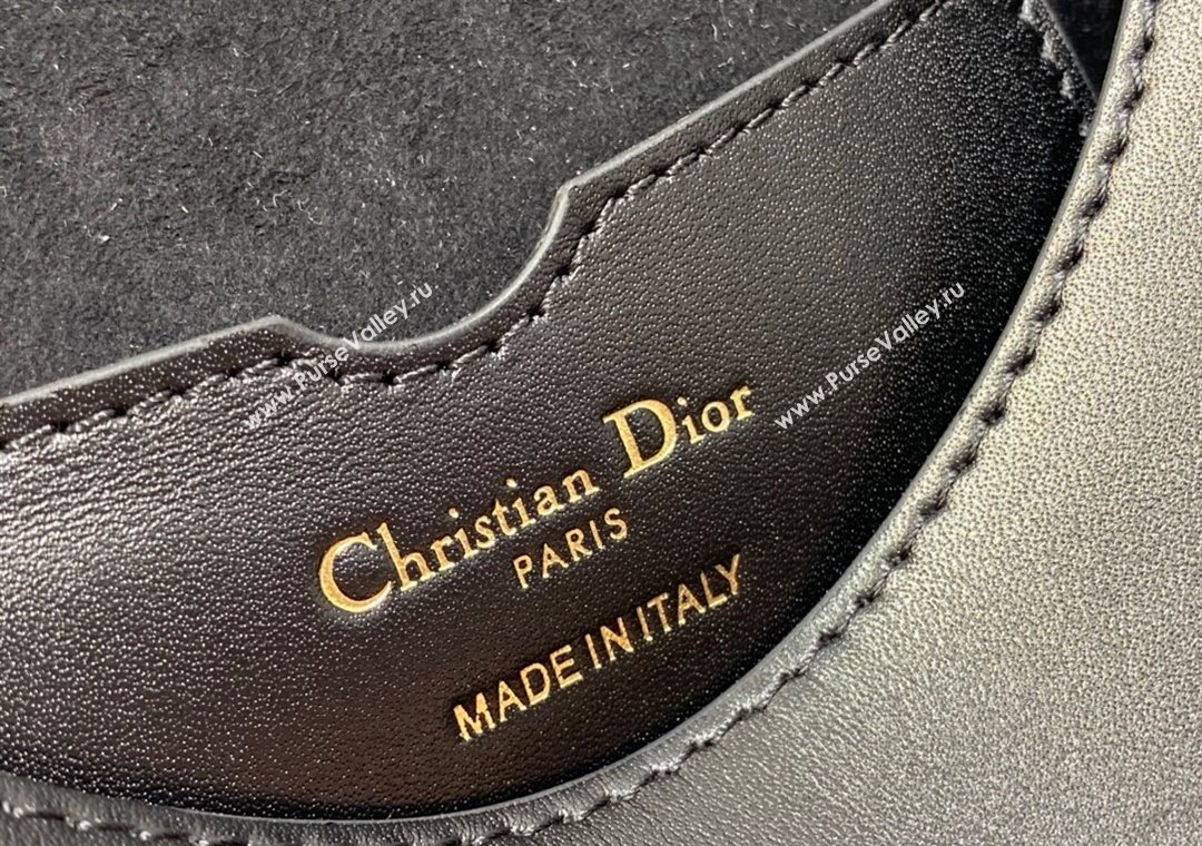 Dior Medium Bobby Bag in Box Calfskin Leather Black 2025 0929 (XXG-250929112)