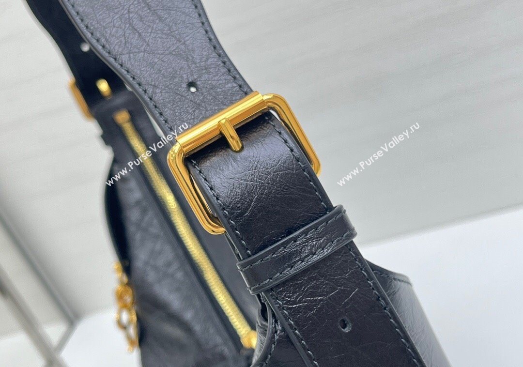 Dior Medium Voyage Bag in Flat Macrocannage Crinkled Calfskin Leather 2025 2846 (XXG-250929122)