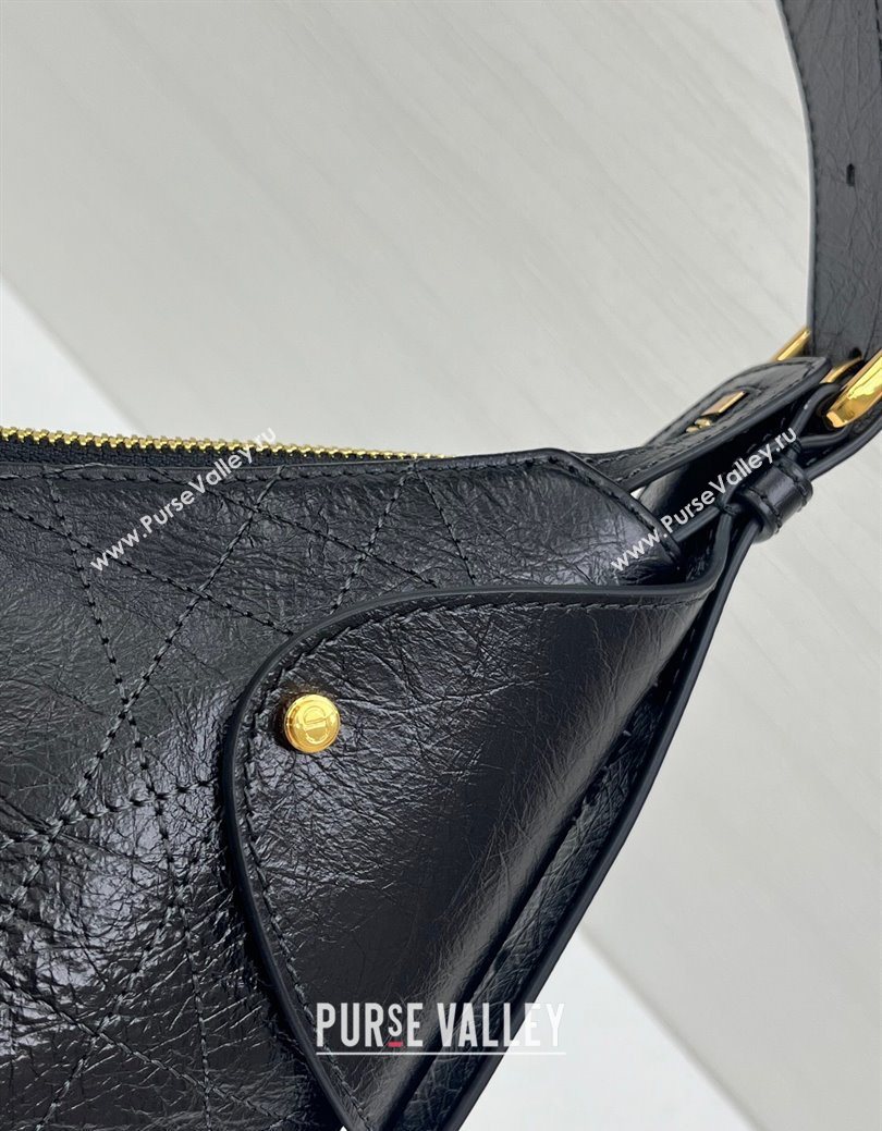 Dior Medium Voyage Bag in Flat Macrocannage Crinkled Calfskin Leather 2025 2846 (XXG-250929122)