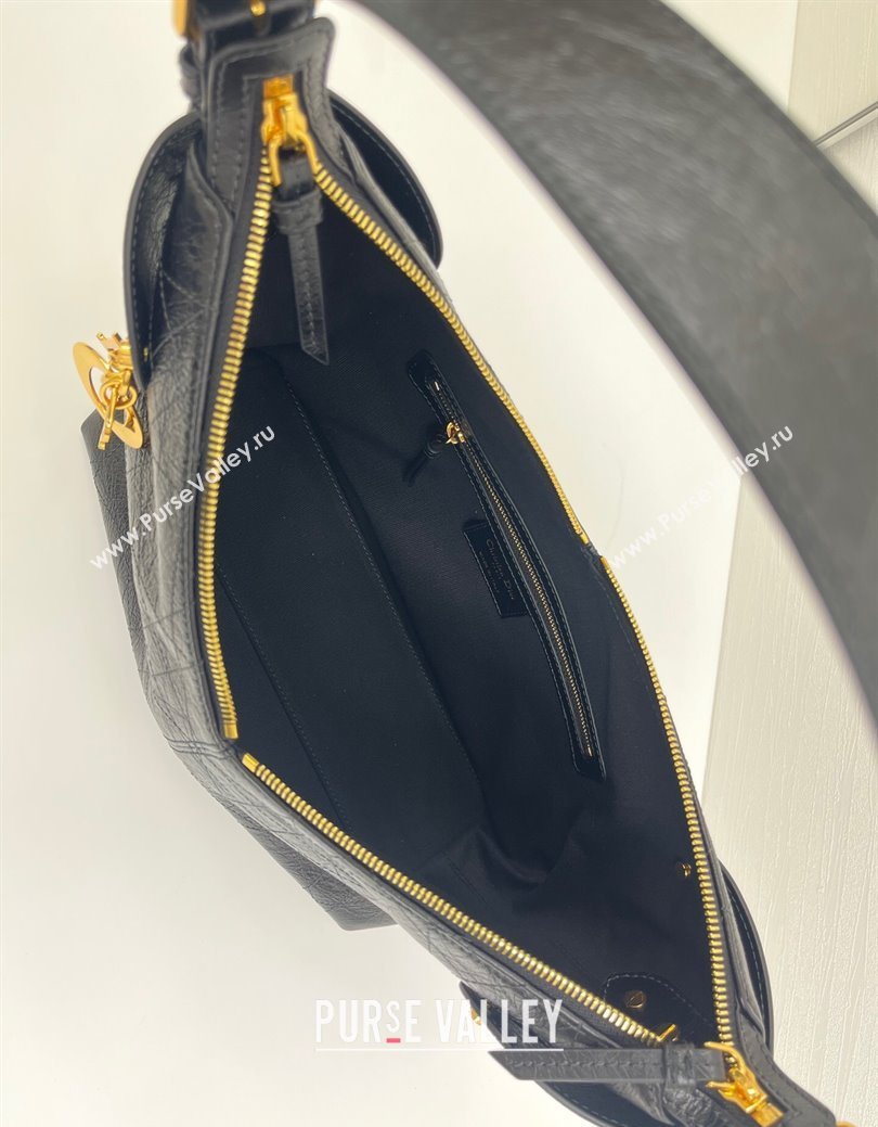 Dior Medium Voyage Bag in Flat Macrocannage Crinkled Calfskin Leather 2025 2846 (XXG-250929122)