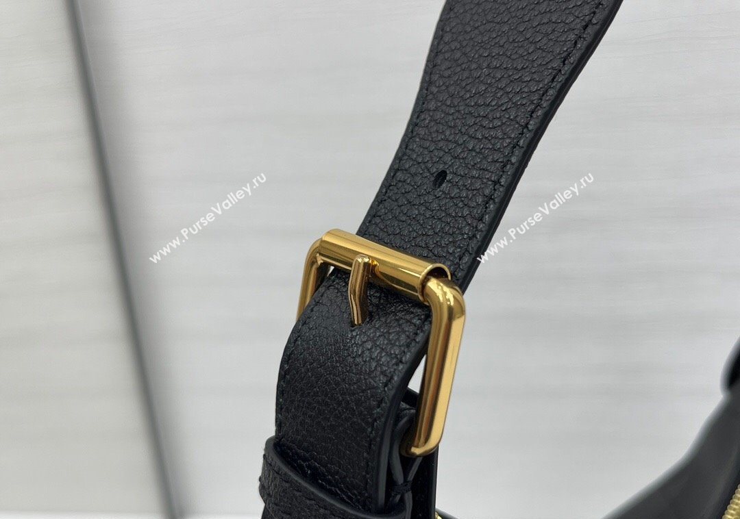 Dior Medium Voyage Bag in Flat Macrocannage Grained Calfskin Leather Black 2025 2846 (XXG-250929125)