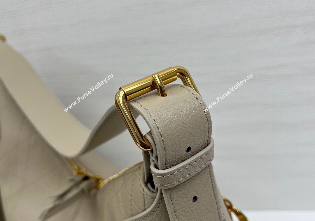 Dior Large Voyage Bag in Flat Macrocannage Grained Calfskin Leather Beige Yellow 2025 2847 (XXG-250929129)