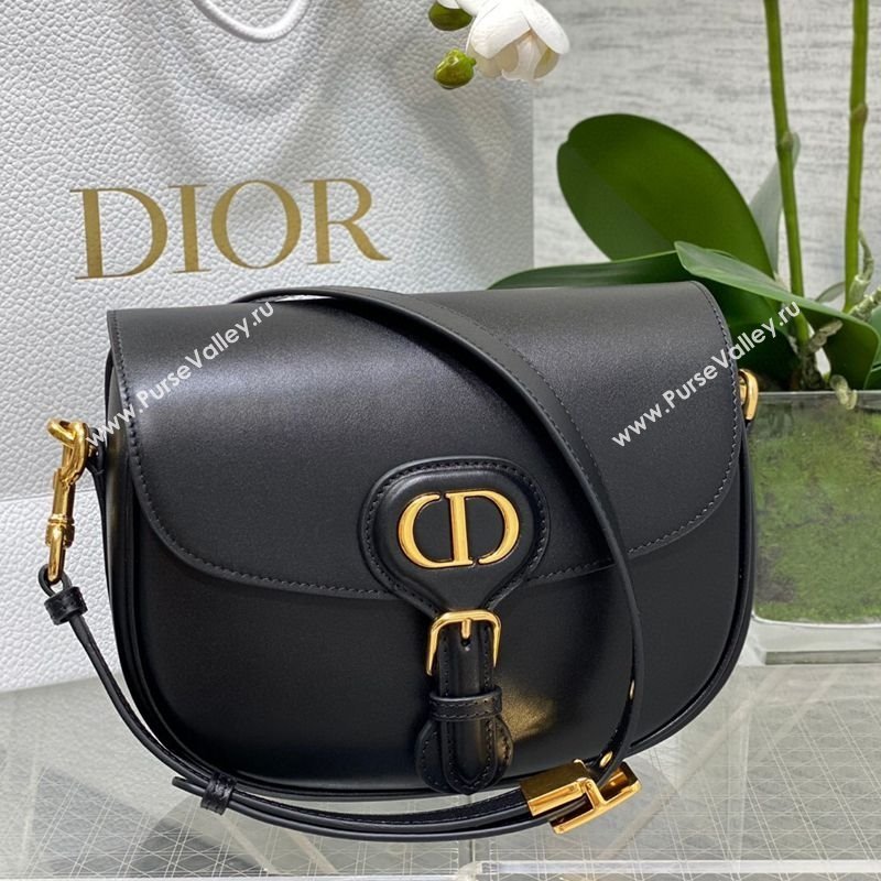Dior Medium Bobby Bag in Box Calfskin Leather Black 2025 0929 (XXG-250929112)