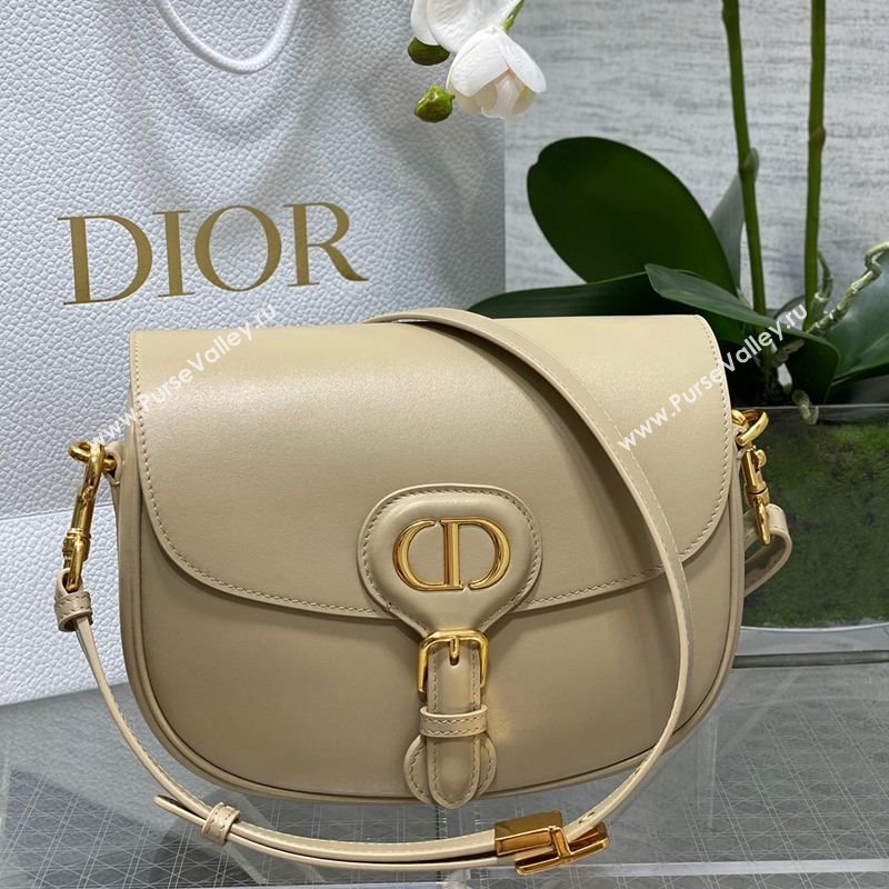 Dior Medium Bobby Bag in Box Calfskin Leather Beige 2025 0929 (XXG-250929114)