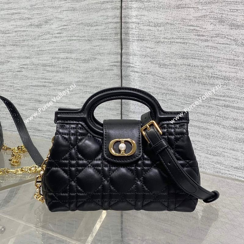 Dior Jolie Top Handle Mini Bag Black 2025 S3123 (XXG-250929061)