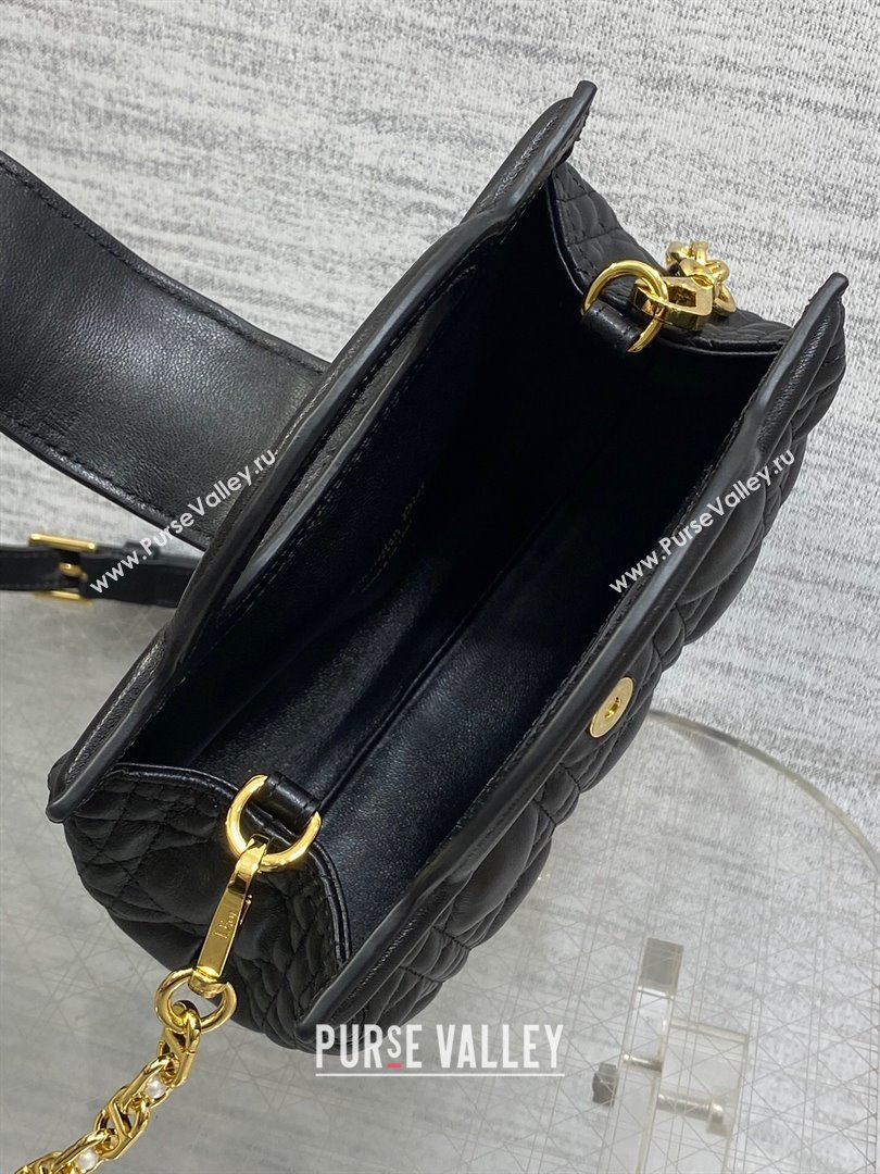 Dior Jolie Top Handle Mini Bag Black 2025 S3123 (XXG-250929061)