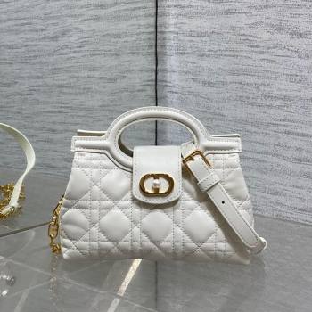 Dior Jolie Top Handle Mini Bag White 2025 S3123 (XXG-250929062)