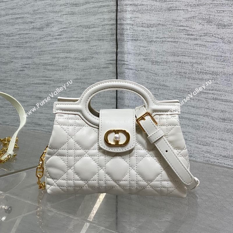 Dior Jolie Top Handle Mini Bag White 2025 S3123 (XXG-250929062)