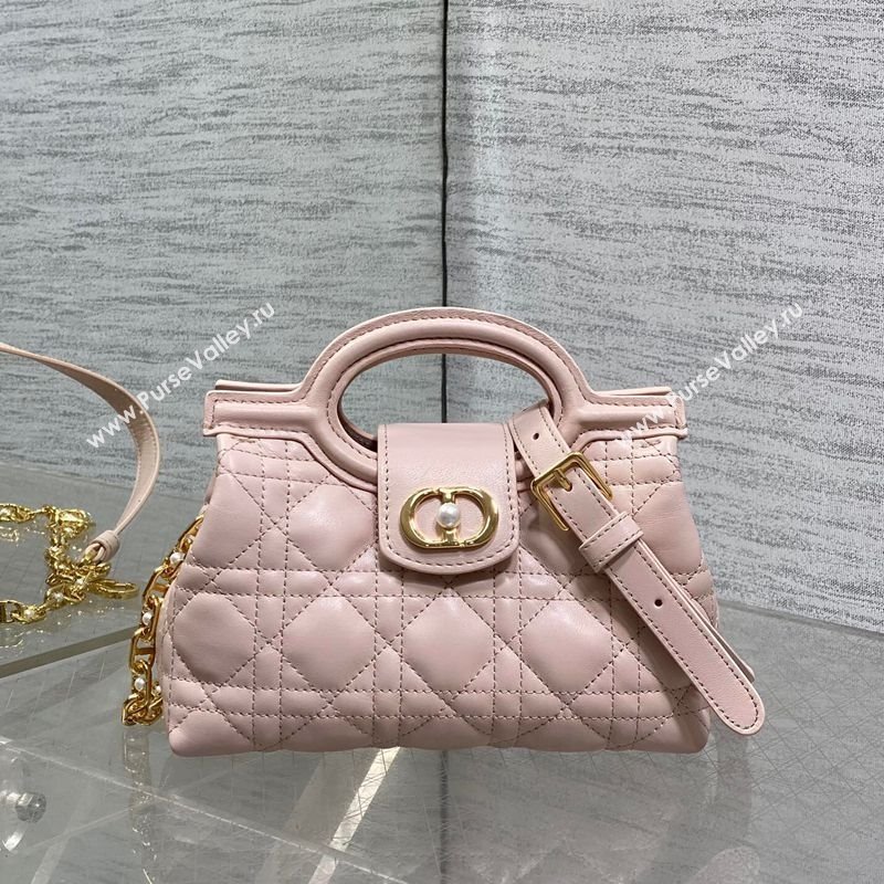 Dior Jolie Top Handle Mini Bag Powder Pink 2025 S3123 (XXG-250929060)