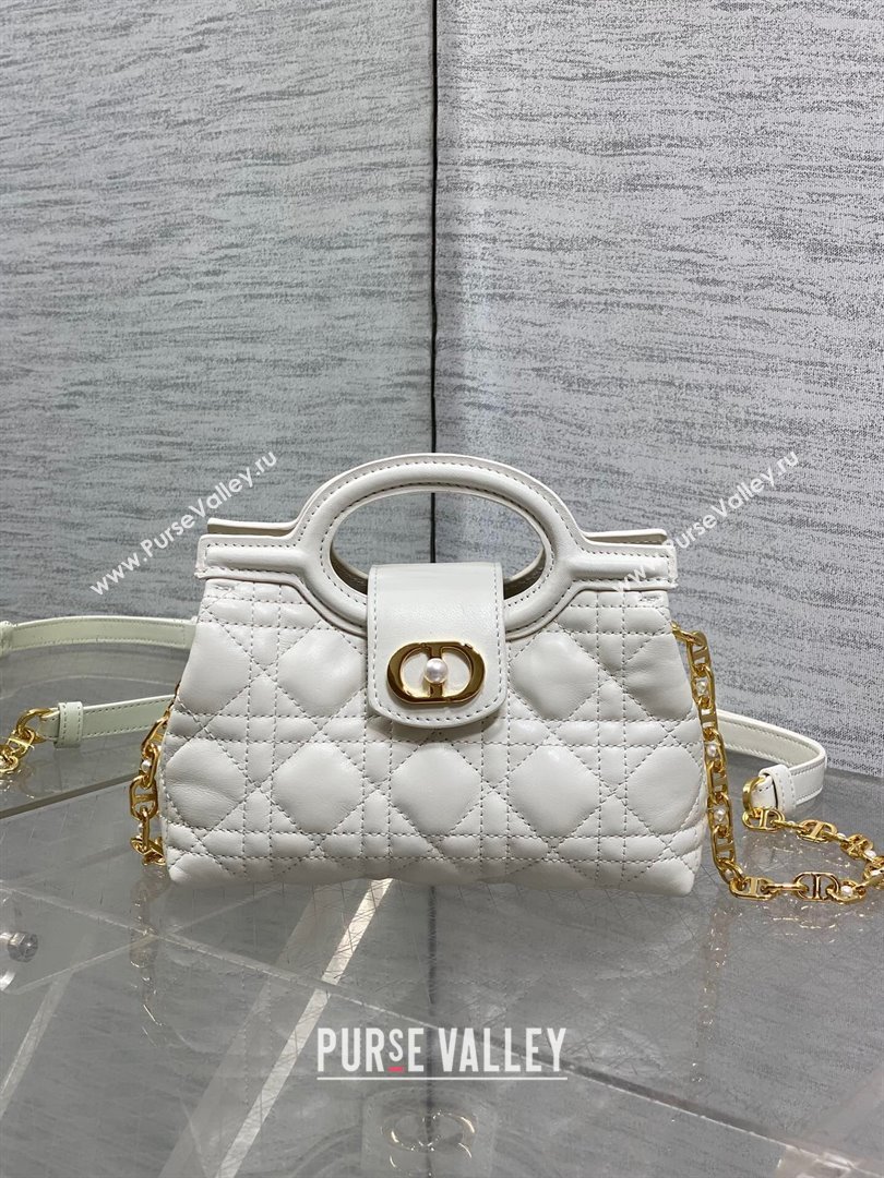 Dior Jolie Top Handle Mini Bag White 2025 S3123 (XXG-250929062)