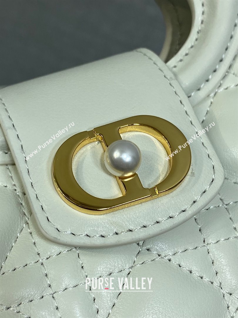 Dior Jolie Top Handle Mini Bag White 2025 S3123 (XXG-250929062)