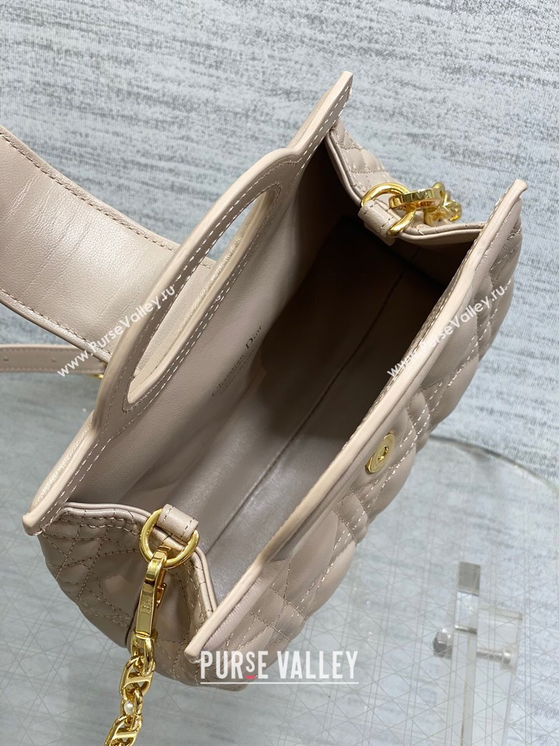 Dior Jolie Top Handle Mini Bag Powder Beige 2025 S3123 (XXG-250929064)