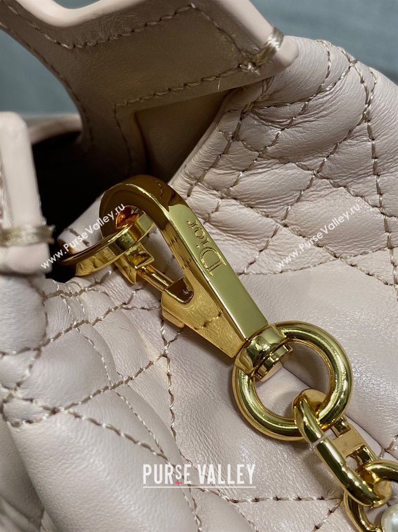 Dior Jolie Top Handle Mini Bag Powder Pink 2025 S3123 (XXG-250929060)