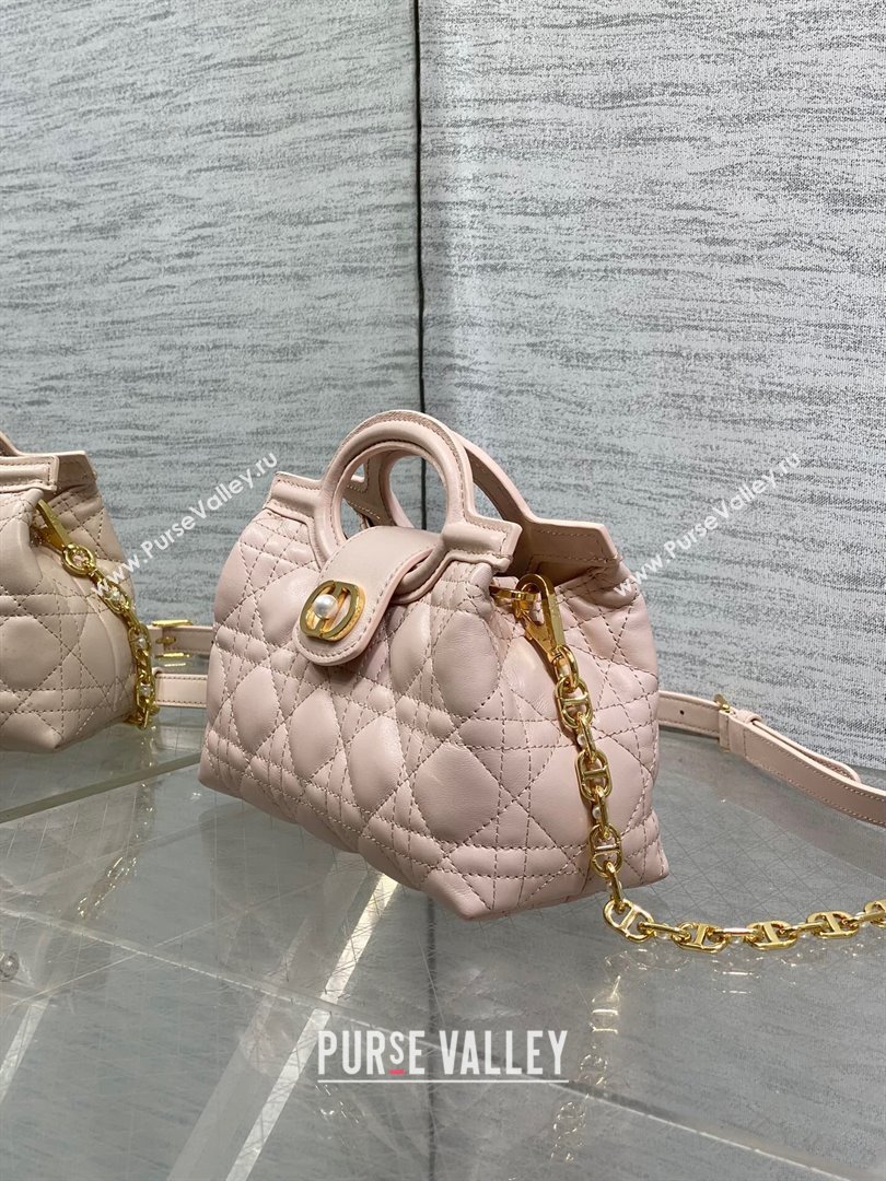 Dior Jolie Top Handle Mini Bag Powder Pink 2025 S3123 (XXG-250929060)
