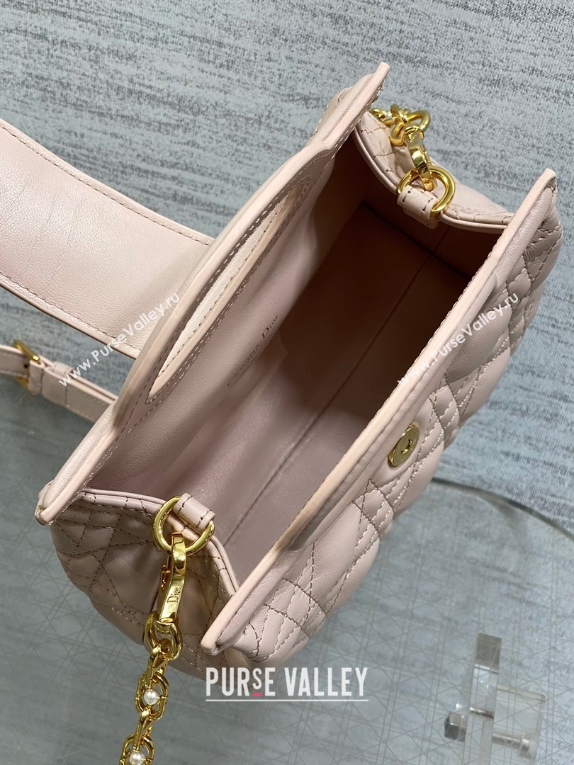 Dior Jolie Top Handle Mini Bag Powder Pink 2025 S3123 (XXG-250929060)
