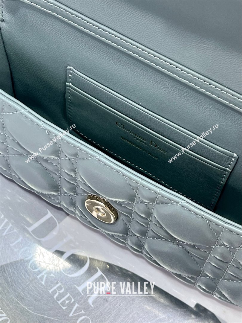 Dior My Dior - Dior Talk Phone Pouch in Cannage Lambskin Leather Slate Grey 2025 (XXG-250929144)