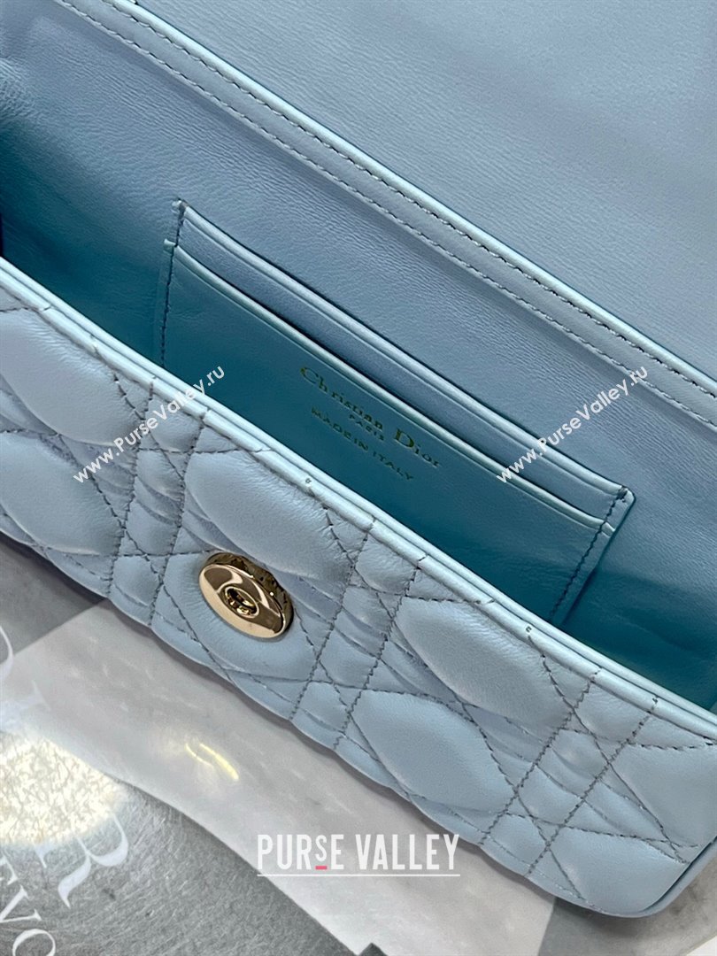 Dior My Dior - Dior Talk Phone Pouch in Cannage Lambskin Leather Space Blue 2025 (XXG-250929140)