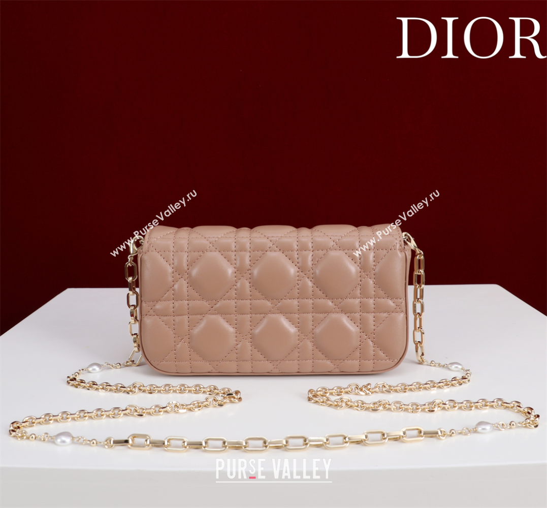 Dior My Dior - Dior Talk Phone Pouch in Cannage Lambskin Leather Rose Beige 2025 (XXG-250929156)