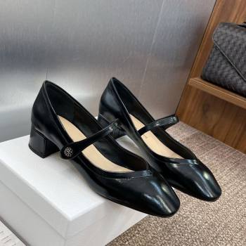 Dior New Mary Janes Pumps 3.5cm in Black Patent Calfskin Leather 2025 1029 (JC-251029087)