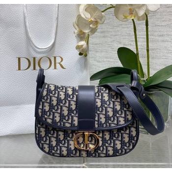 Dior Medium 30 Montaigne Satchel Bag in Blue Oblique Jacquard 2025 1122 (XXG-251122045)