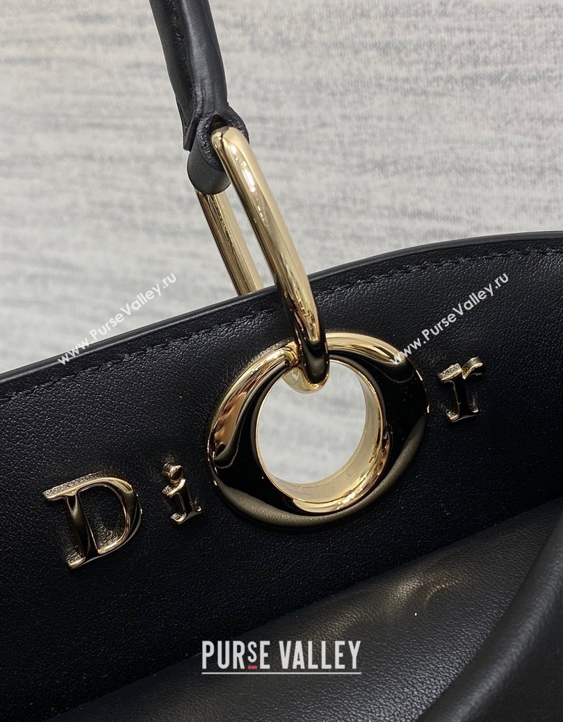 Dior Bow Top Handle Bag in Calfskin Leather Black 2025 DR112201 (XXG-251122031)