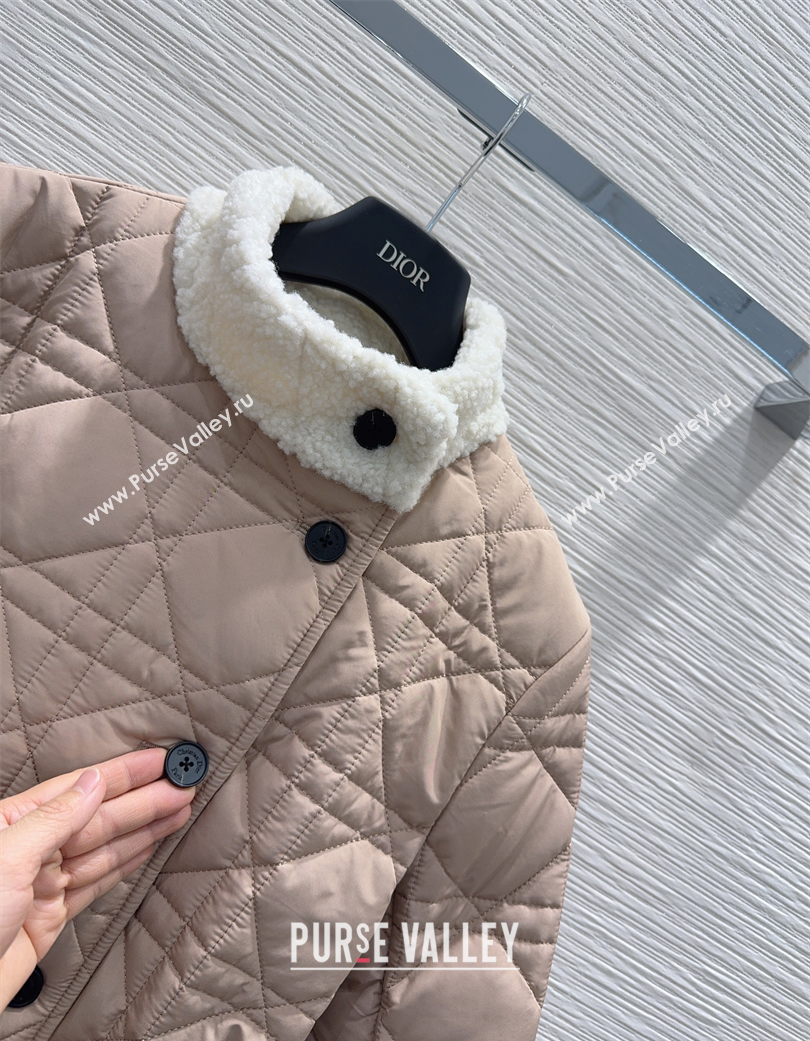 Dior Oblique Cotton Coat Beige 2025 DR120289 (QI-251202090)