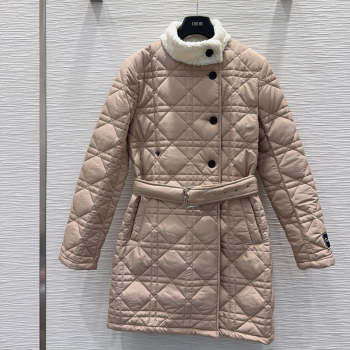 Dior Oblique Cotton Coat Beige 2025 DR120289 (QI-251202090)
