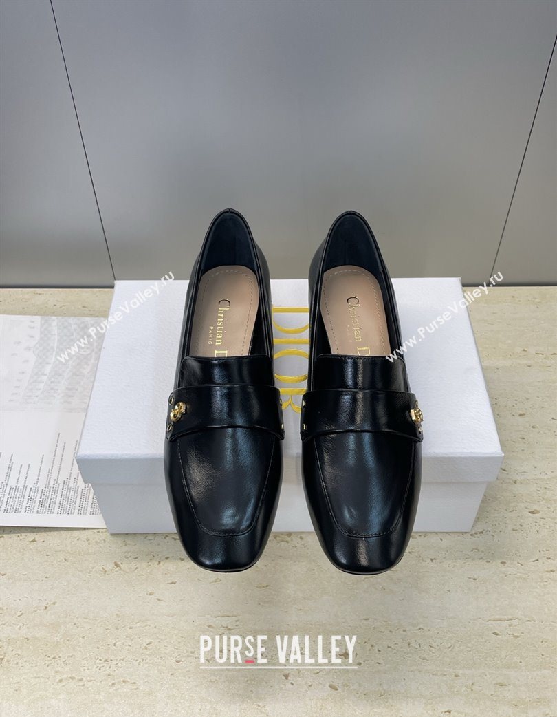 Dior D-New Loafers 3.5cm in Patent Leather Black 2025 DR121602 (JC-251216094)