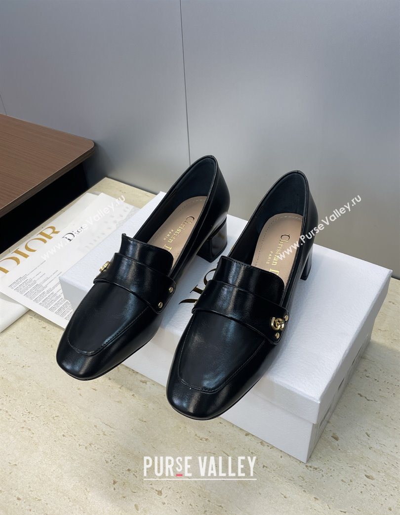 Dior D-New Loafers 3.5cm in Patent Leather Black 2025 DR121602 (JC-251216094)