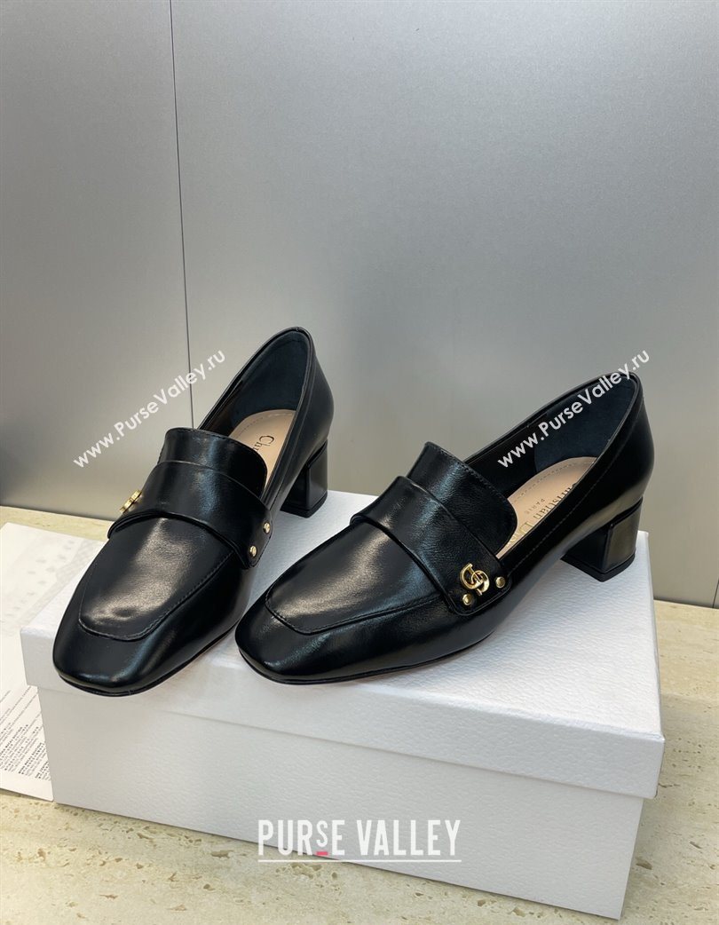 Dior D-New Loafers 3.5cm in Patent Leather Black 2025 DR121602 (JC-251216094)