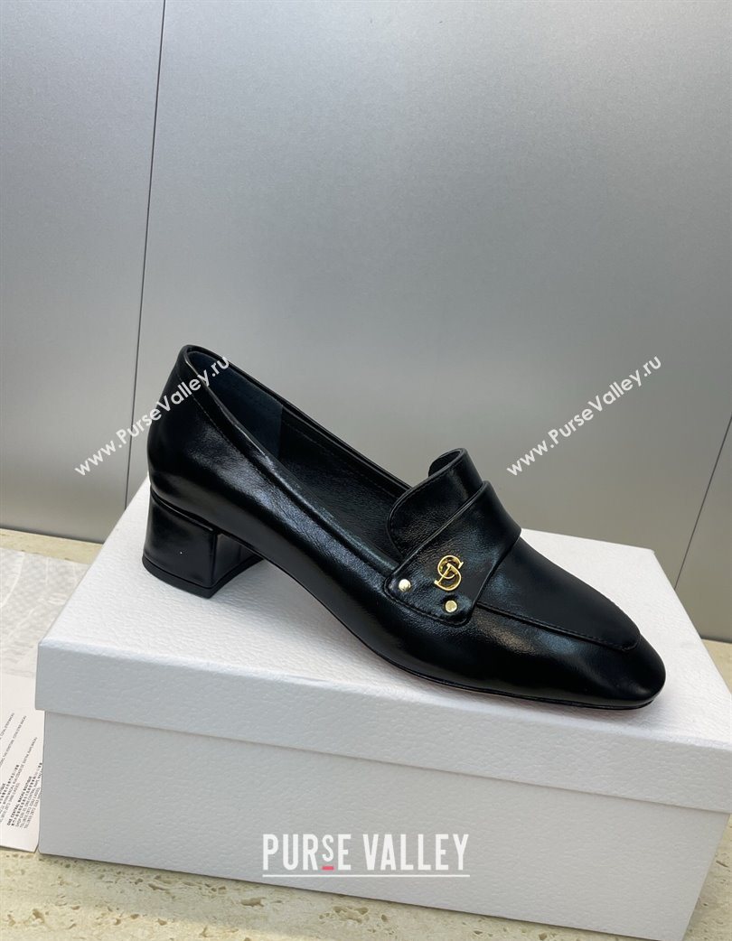 Dior D-New Loafers 3.5cm in Patent Leather Black 2025 DR121602 (JC-251216094)