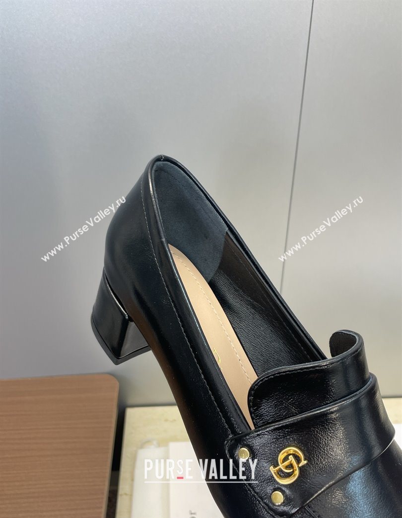 Dior D-New Loafers 3.5cm in Patent Leather Black 2025 DR121602 (JC-251216094)
