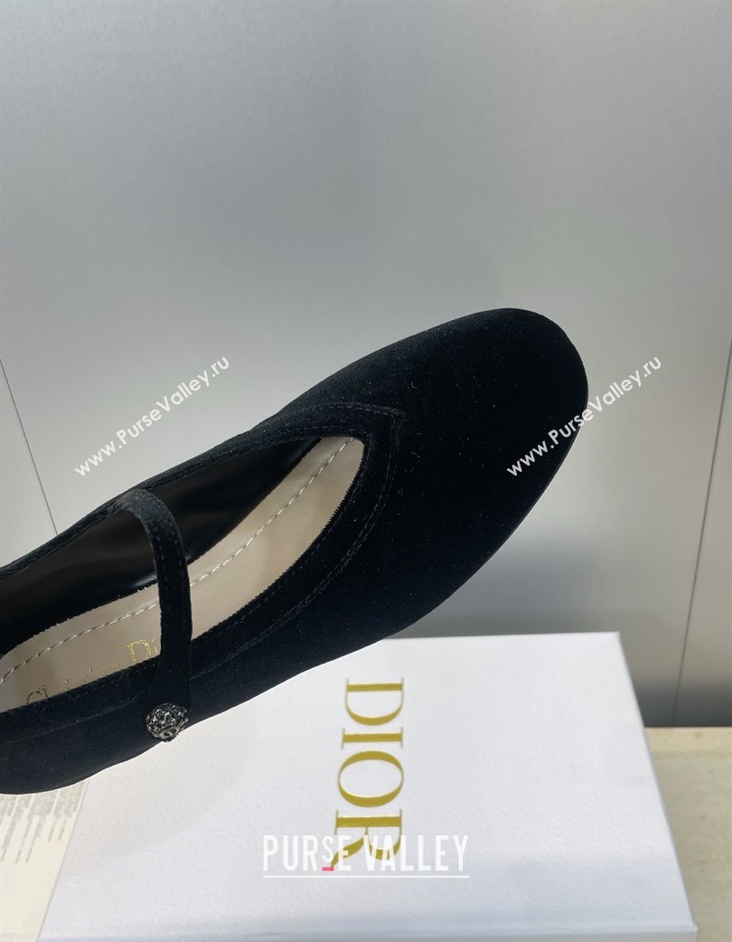 Dior New Ballet Flats in Suede Black 2025 DR121604 (JC-251216101)