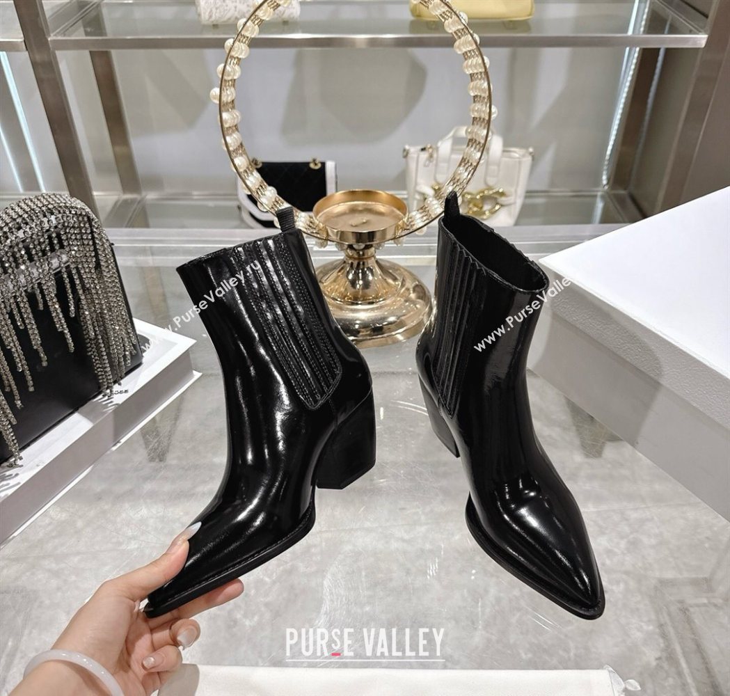 Dior Wild Heeled Ankle Boots 5cm in Calfskin Leather Black 2025 DR121610 (MD-251216129)