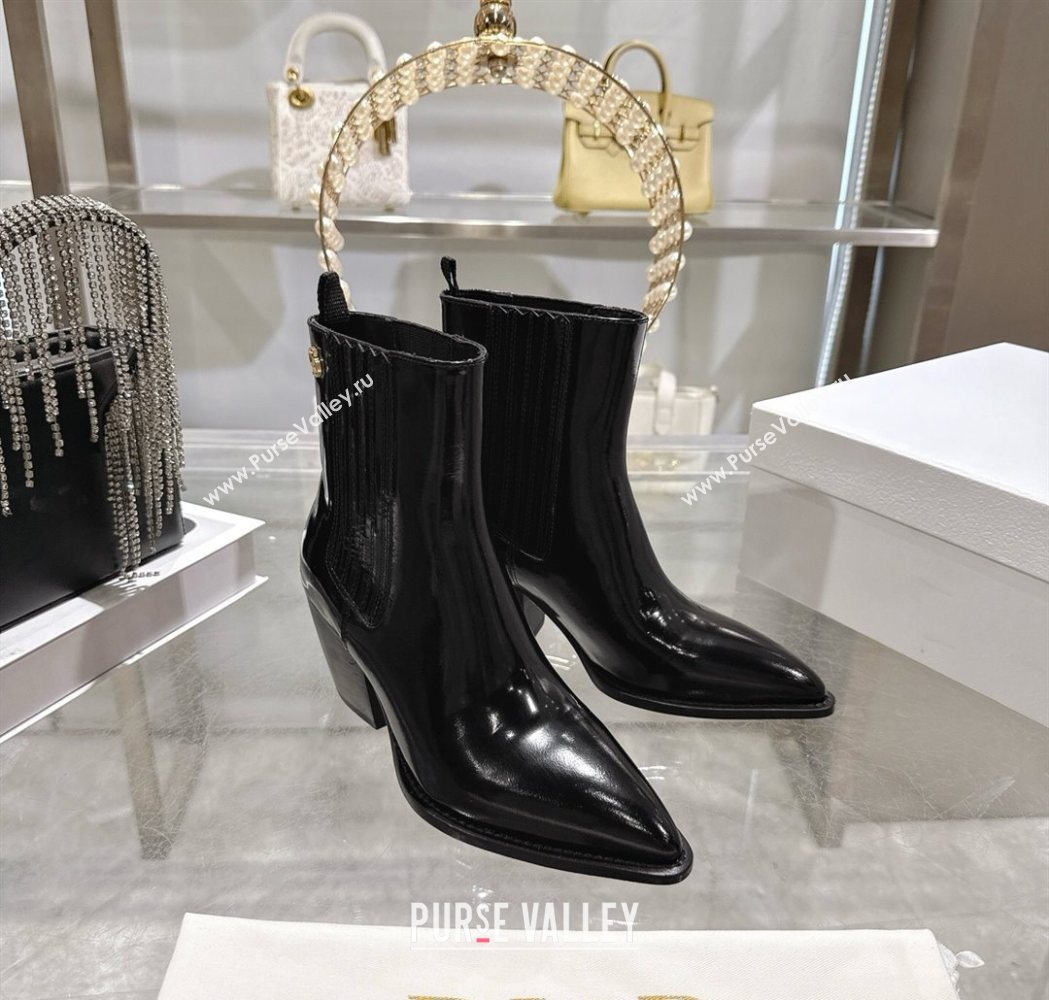 Dior Wild Heeled Ankle Boots 5cm in Calfskin Leather Black 2025 DR121610 (MD-251216129)