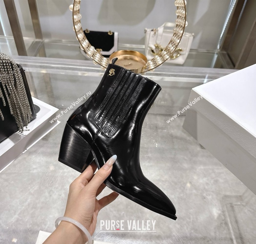 Dior Wild Heeled Ankle Boots 5cm in Calfskin Leather Black 2025 DR121610 (MD-251216129)