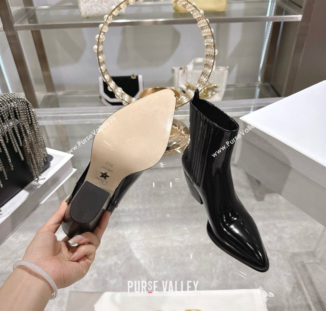 Dior Wild Heeled Ankle Boots 5cm in Calfskin Leather Black 2025 DR121610 (MD-251216129)