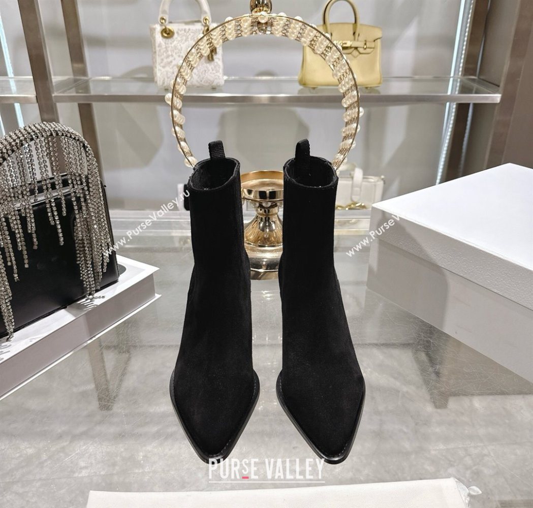 Dior Wild Heeled Ankle Boots 5cm in Suede Black 2025 DR121610 (MD-251216132)