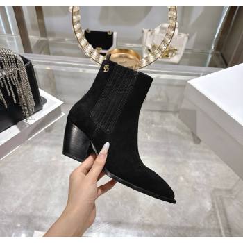 Dior Wild Heeled Ankle Boots 5cm in Suede Black 2025 DR121610 (MD-251216132)