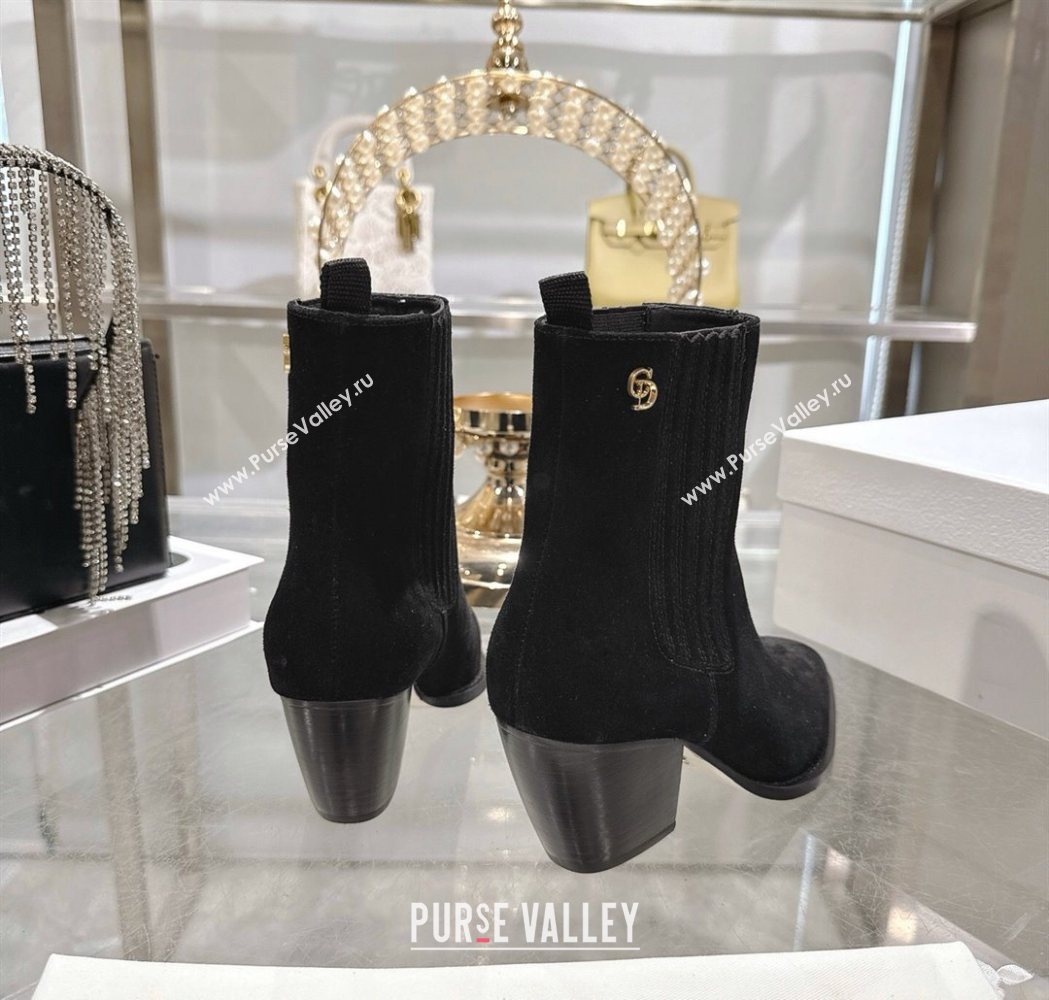 Dior Wild Heeled Ankle Boots 5cm in Suede Black 2025 DR121610 (MD-251216132)