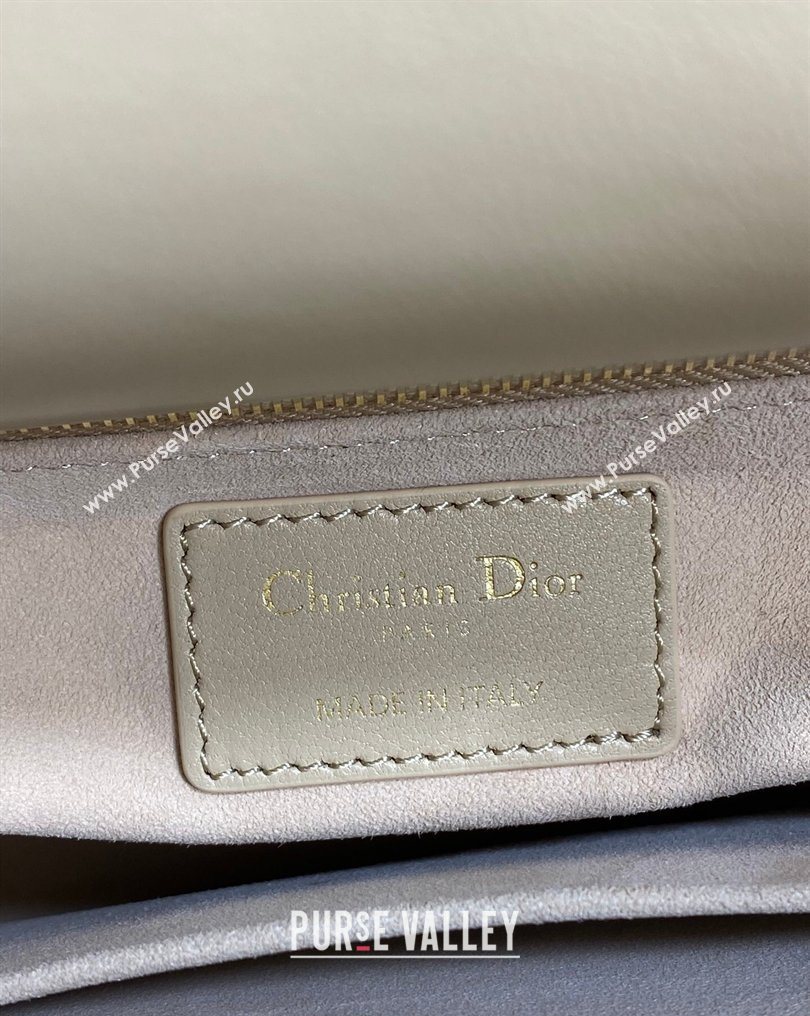 Dior Small Lady Dior My ABCDior Bag in Cannage Lambskin Leather Beige 2026 DR012602 (XXG-260126009)