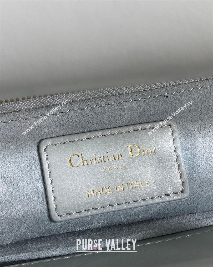 Dior Small Lady Dior My ABCDior Bag in Cannage Lambskin Leather Blue 2026 DR012602 (XXG-260126010)