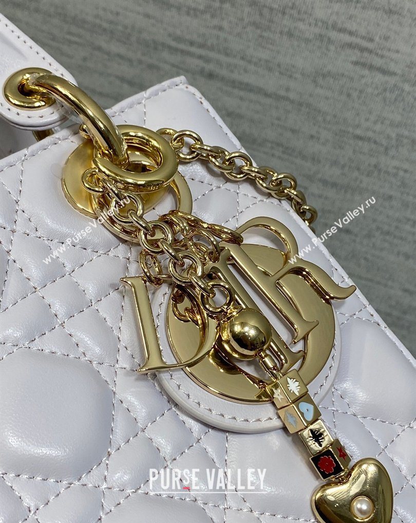 Dior Small Lady Dior My ABCDior Bag in Cannage Lambskin Leather Purple 2026 DR012602 (XXG-260126011)