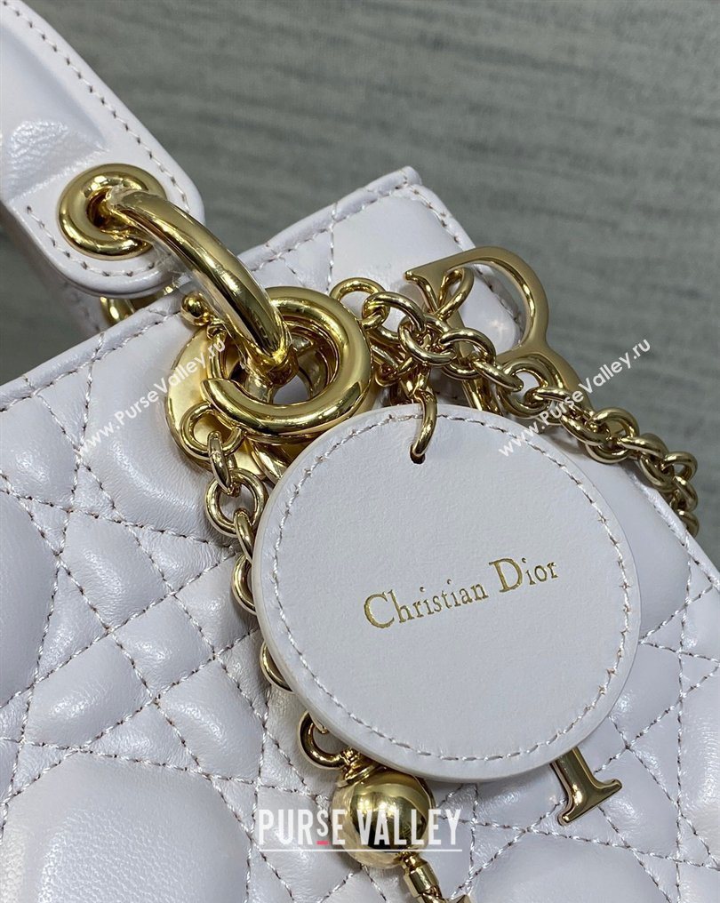 Dior Small Lady Dior My ABCDior Bag in Cannage Lambskin Leather Purple 2026 DR012602 (XXG-260126011)