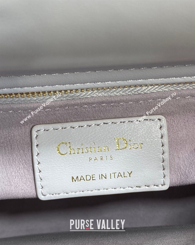 Dior Small Lady Dior My ABCDior Bag in Cannage Lambskin Leather Purple 2026 DR012602 (XXG-260126011)