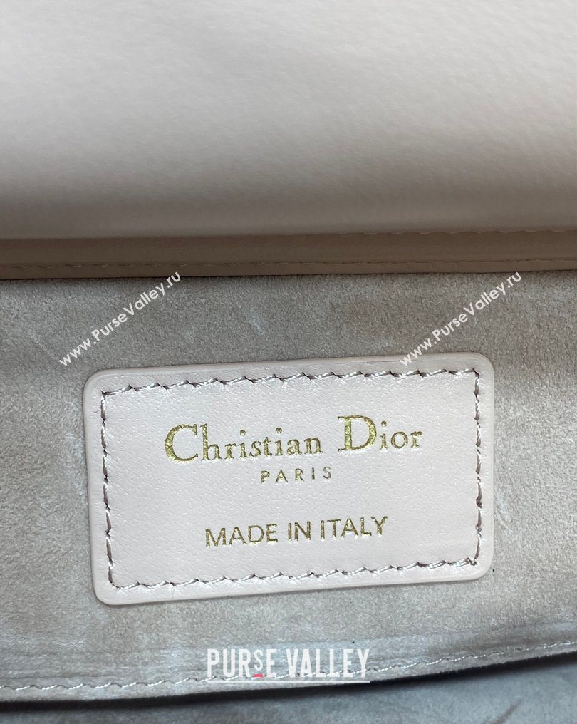 Dior Small Lady D-Joy Bag in Cannage Lambskin Leather with Openwork Charm Pink 2026 DR012603 (XXG-260126018)