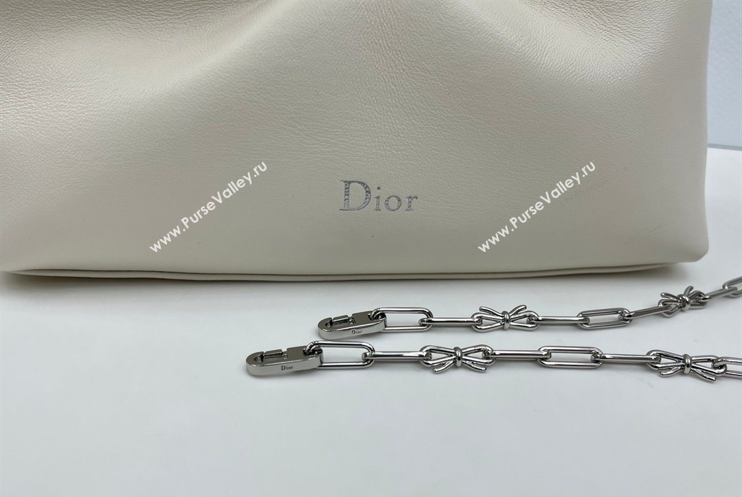 Dior Bow Small Bag in Lambskin Leather White 2026 0715PUQO (XXG-260124033)