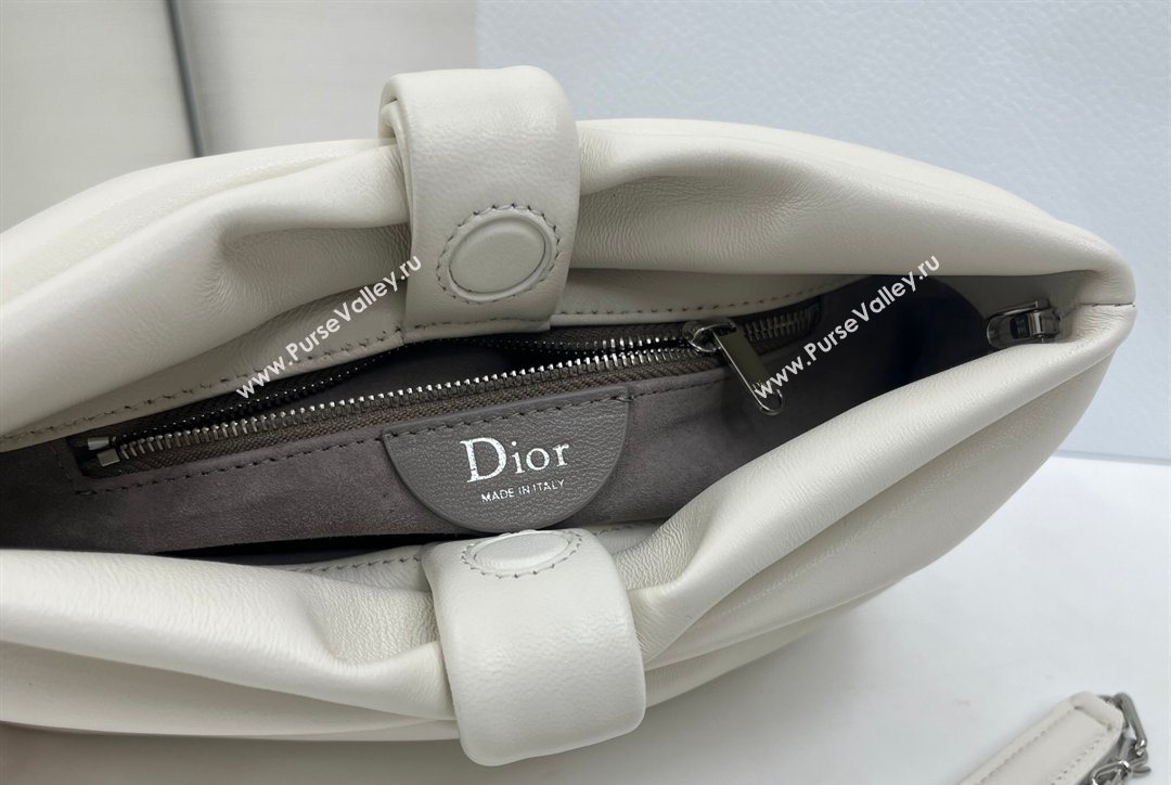 Dior Bow Small Bag in Lambskin Leather White 2026 0715PUQO (XXG-260124033)